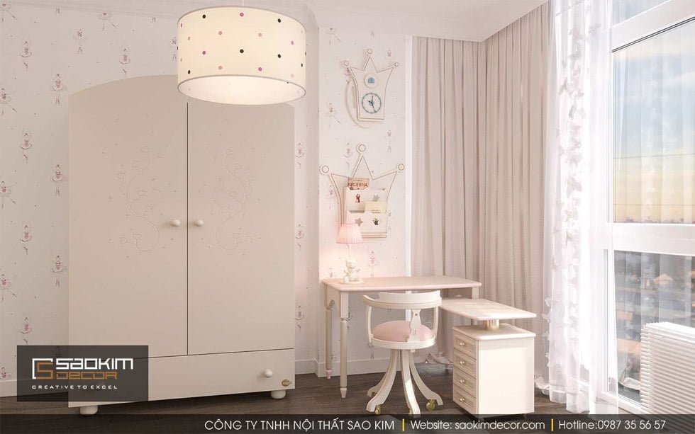 Thiết kế phòng ngủ cho bé