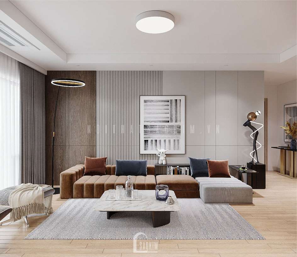 Thiết Kế Căn Hộ LaCasta Văn Phú 94m2 Hai Phòng Ngủ Phong Cách Hiện Đại