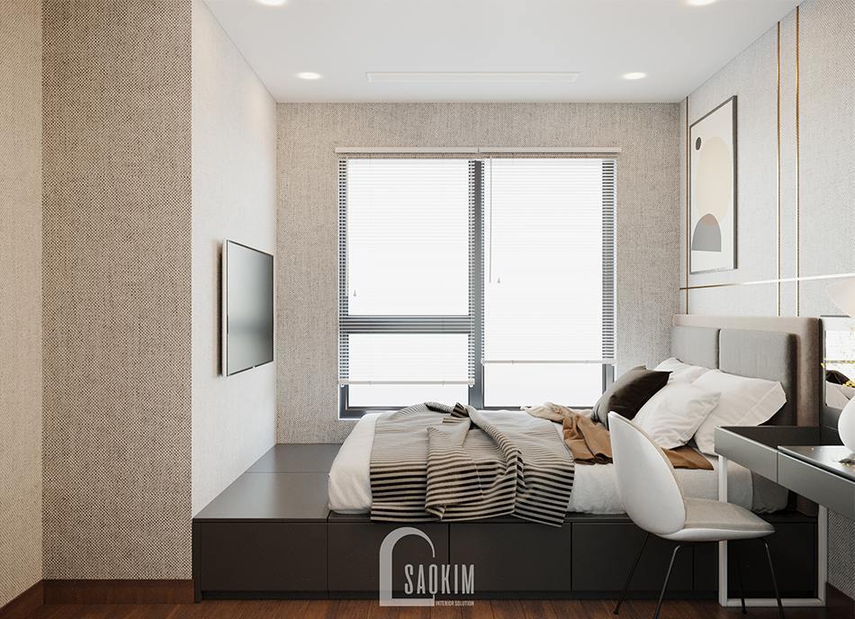 Không gian phòng ngủ luôn ngập tràn ánh sáng tự nhiên