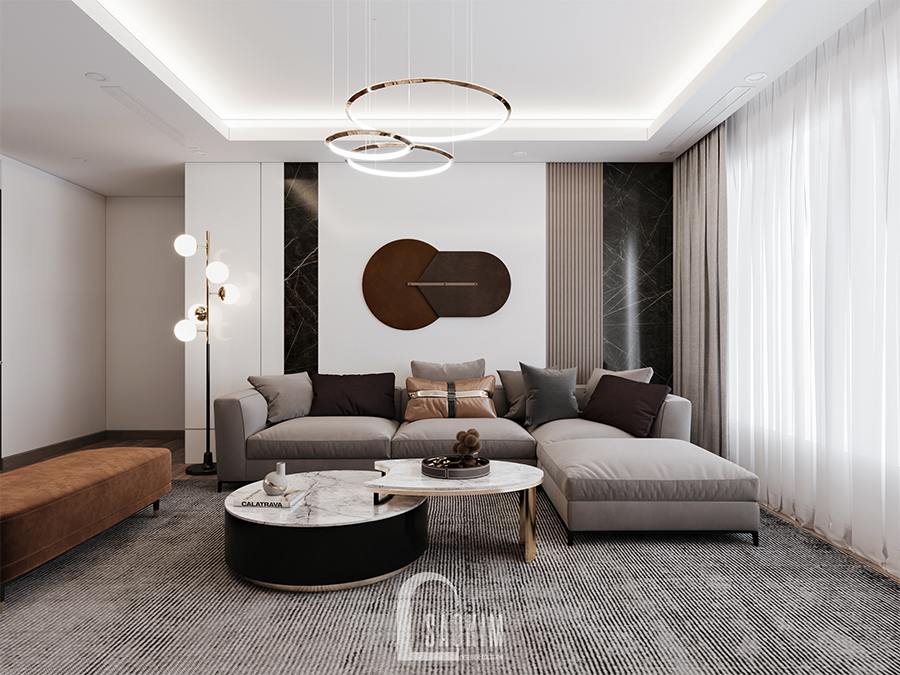 Thiết kế chung cư phong cách hiện đại Huyndai Hillstate đẹp cuốn hút