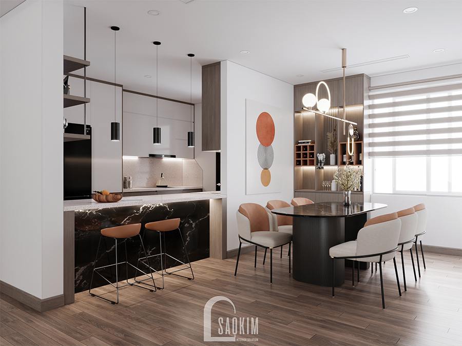 Thiết Kế Chung Cư Phong Cách Hiện Đại Huyndai Hillstate Đẹp Cuốn Hút