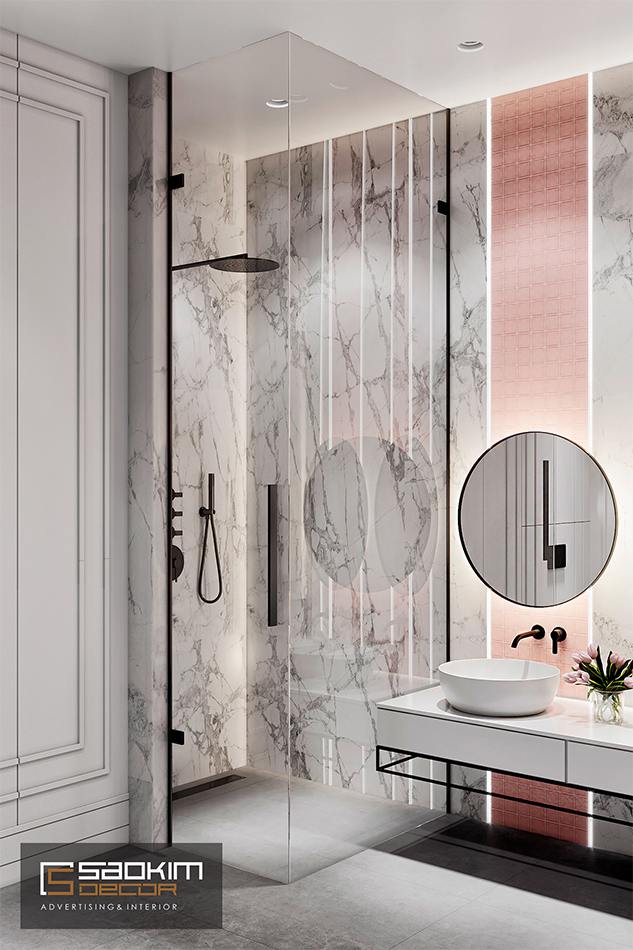 Thiết kế nội thất phòng tắm
