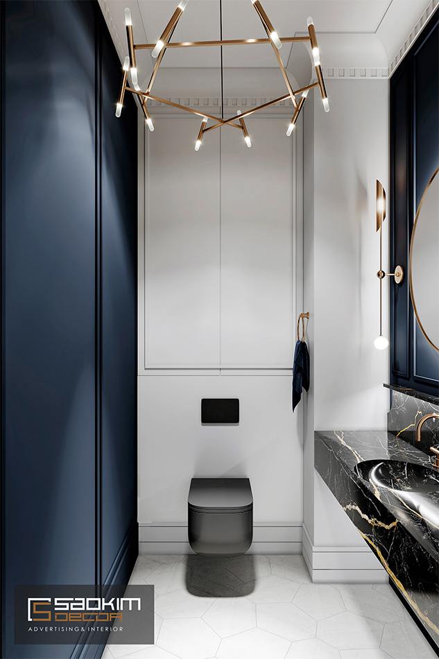 Thiết kế nội thất phòng tắm chung cư