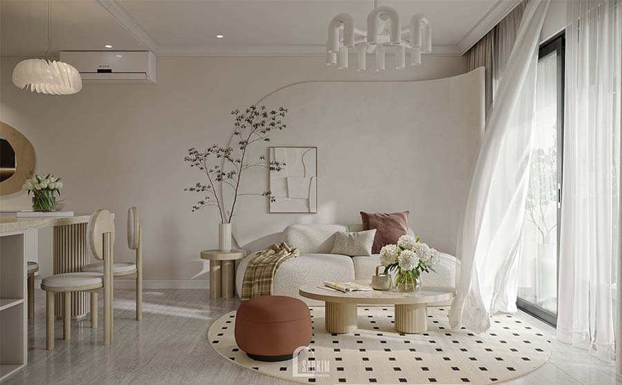 Thiết Kế Nội Thất Chung Cư Phong Cách KoreanChic Dự Án Vinhomes Ocean Park