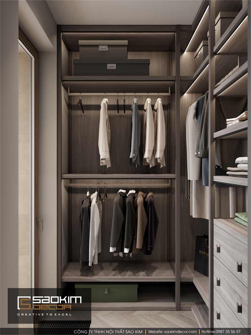 Thiết kế phòng ngủ master