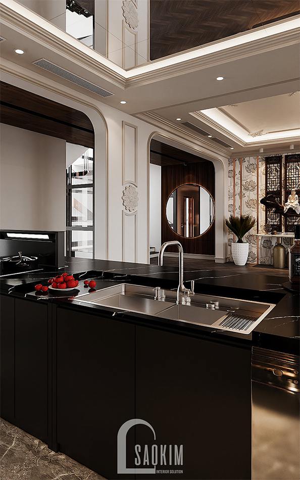 Ô chậu rửa, vòi rửa cao cấp trang bị cho căn bếp