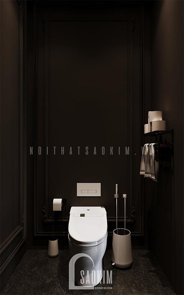 Thiết kế wc sử dụng toàn bộ là thiết bị vệ sinh cao cấp