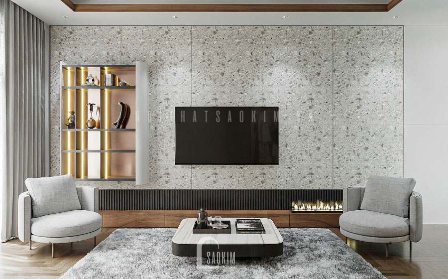 Gia đình có thể quây quần xem tivi giải trí từ góc nhìn này