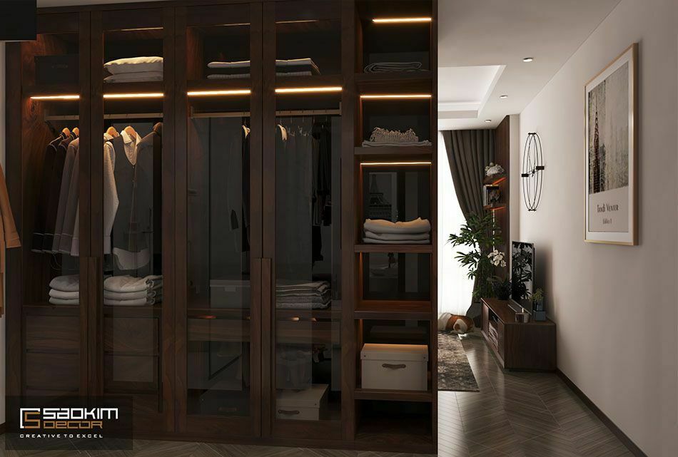 Thiết kế nội thất phòng ngủ chính