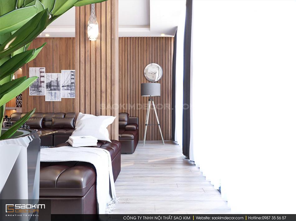 Các món đồ nội thất hiện đại toát lên sự sang trọng, tiện nghi cho không gian