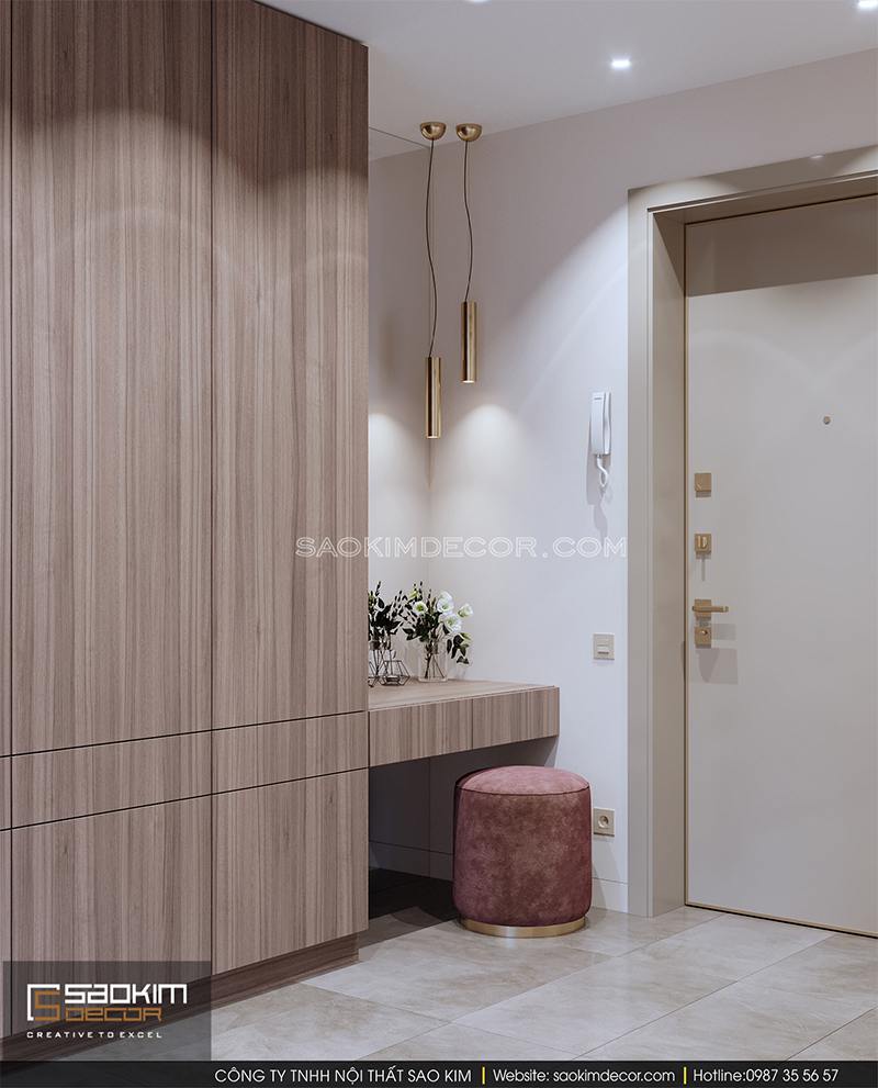 Thiết kế nội thất phòng ngủ master chung cư Royal City