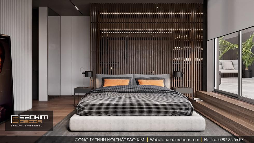 THIẾT KẾ PHÒNG NGỦ NHÀ PHỐ HAPULICO COMPLEX