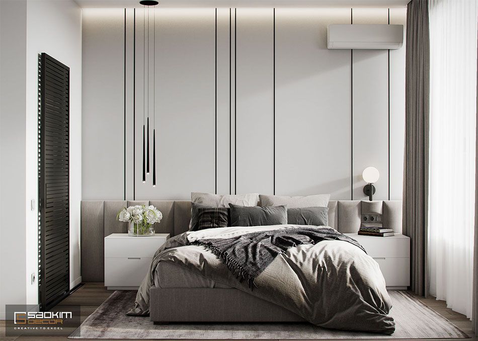 Thiết Kế Phòng Ngủ Căn Hộ 85m2 Golden Palace Mễ Trì