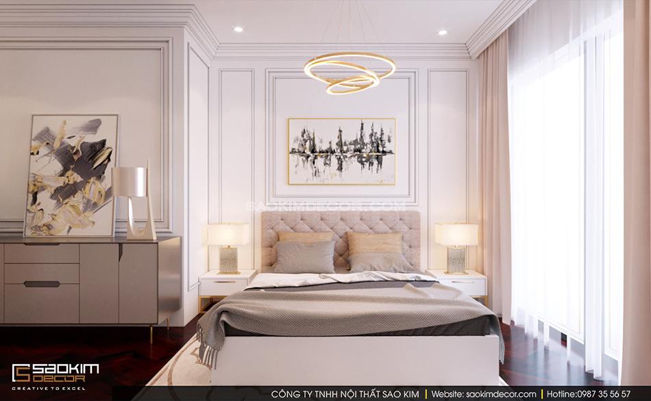 Thiết kế nội thất phòng ngủ chung cư Royal City
