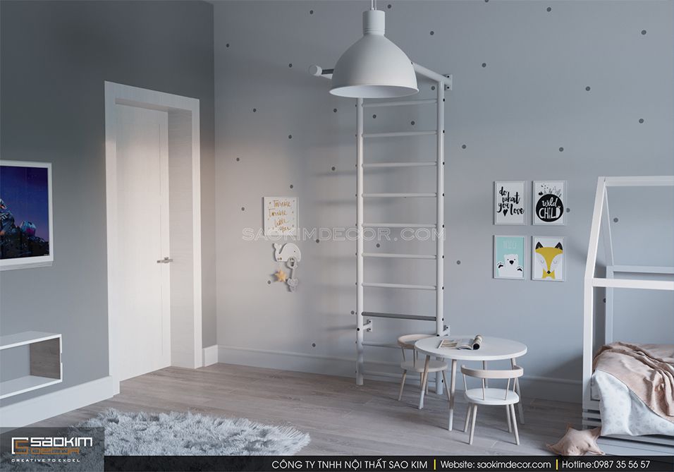 Thiết kế phòng ngủ trẻ em