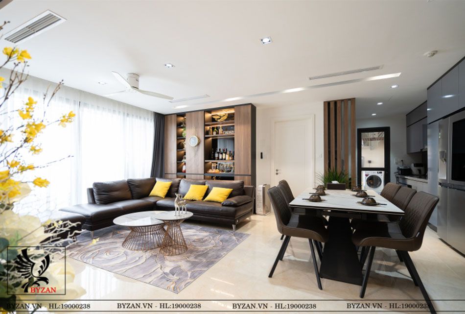 Byzan-Hình ảnh thiết kế nội thất chung cư tại Hà Nội