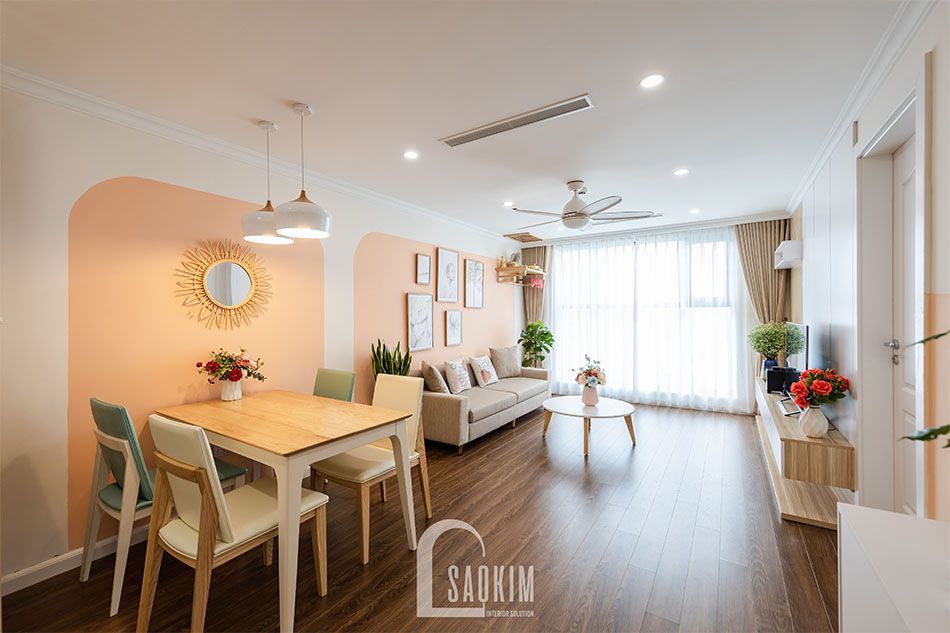 Lựa chọn nội thất gỗ công nghiệp cho mẫu thiết kế căn hộ đẹp