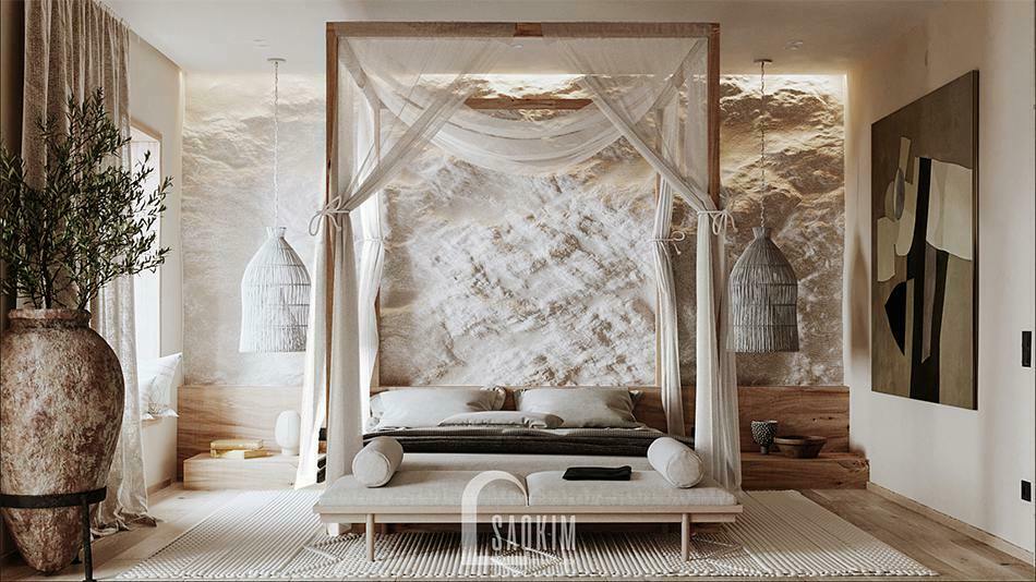 Màu sắc tự nhiên, chân thực trong thiết kế nội thất phong cách Wabi Sabi