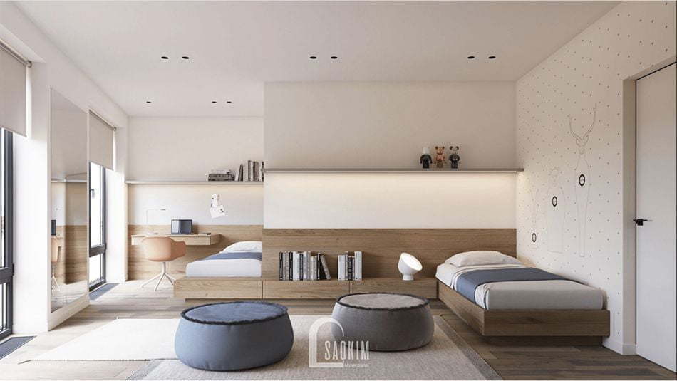 Mẫu thiết kế nội thất phong cách Wabi Sabi hướng tới sự cân bằng giữa chất liệu hữu cơ với thiên nhiên