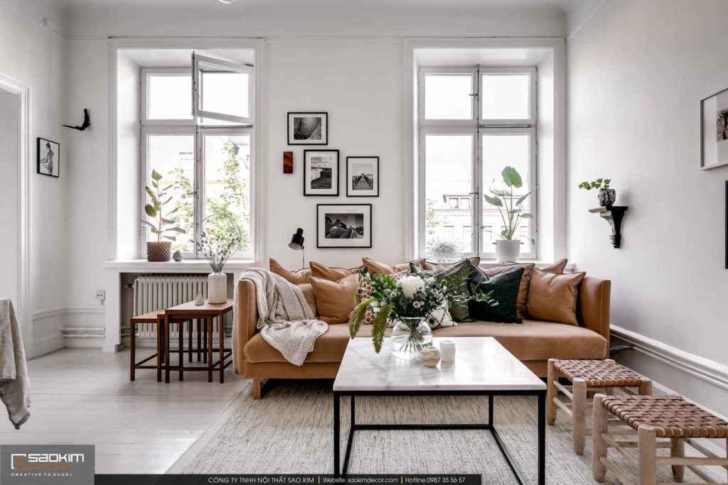 Thiết kế nội thất chung cư Scandinavian