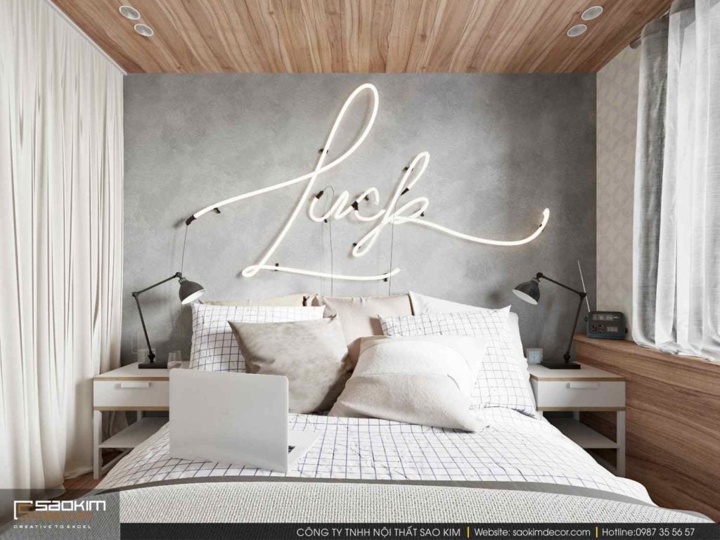 Thiết kế phòng ngủ chung cư mini 30m2