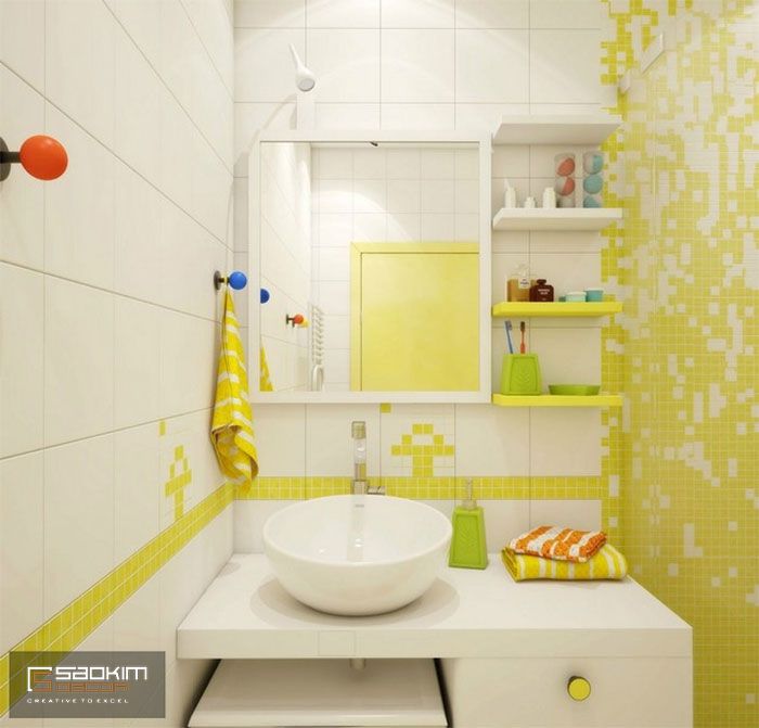 Thiết kế chung cư mini cho thuê theo phong cách Color block