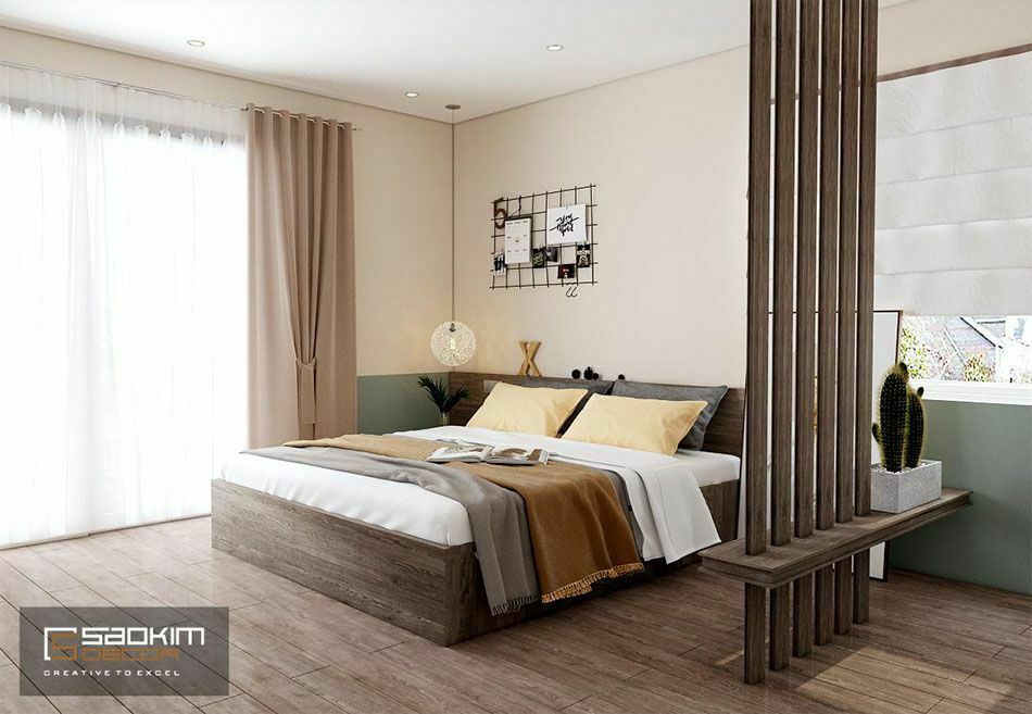 Hình ảnh mẫu thiết kế phòng ngủ chung cư đẹp 2020
