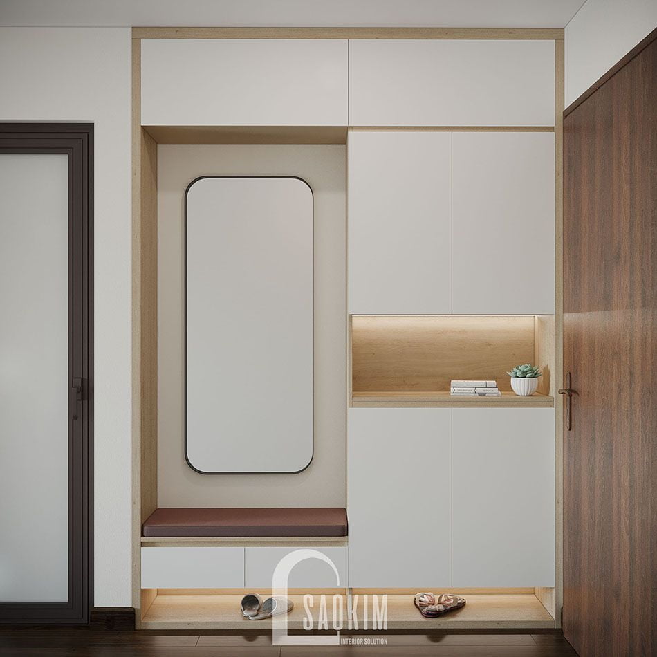 Không gian tiền sảnh mang đậm phong cách thiết kế Color Block