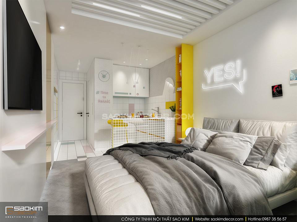 Mẫu thiết kế nội thất chung cư giá rẻ đẹp