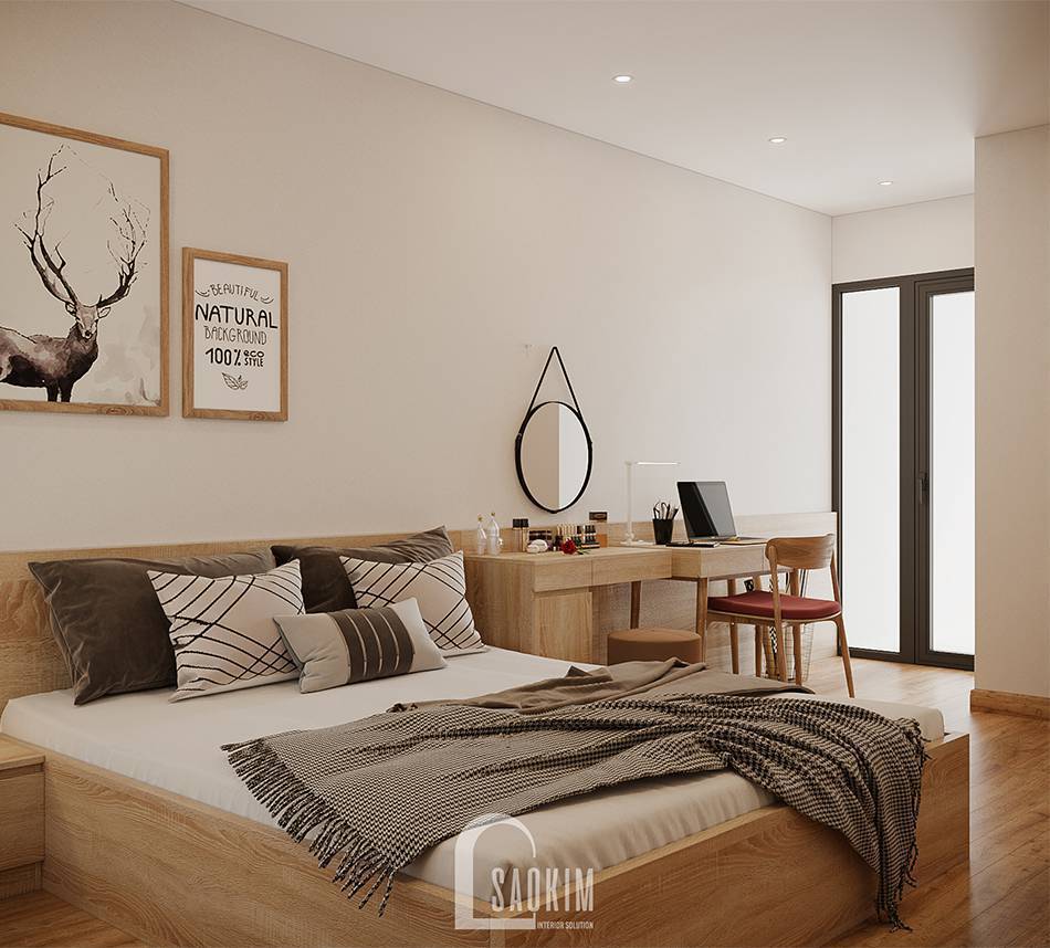 Mẫu thiết kế thi công căn hộ 84m2 chung cư Grand Sài Đồng