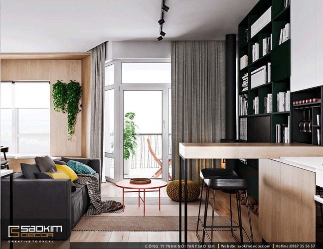 Thiết kế căn hộ đẹp, độc đáo