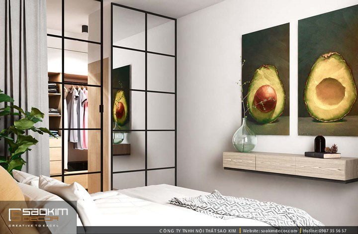 Thiết kế phòng ngủ căn hộ