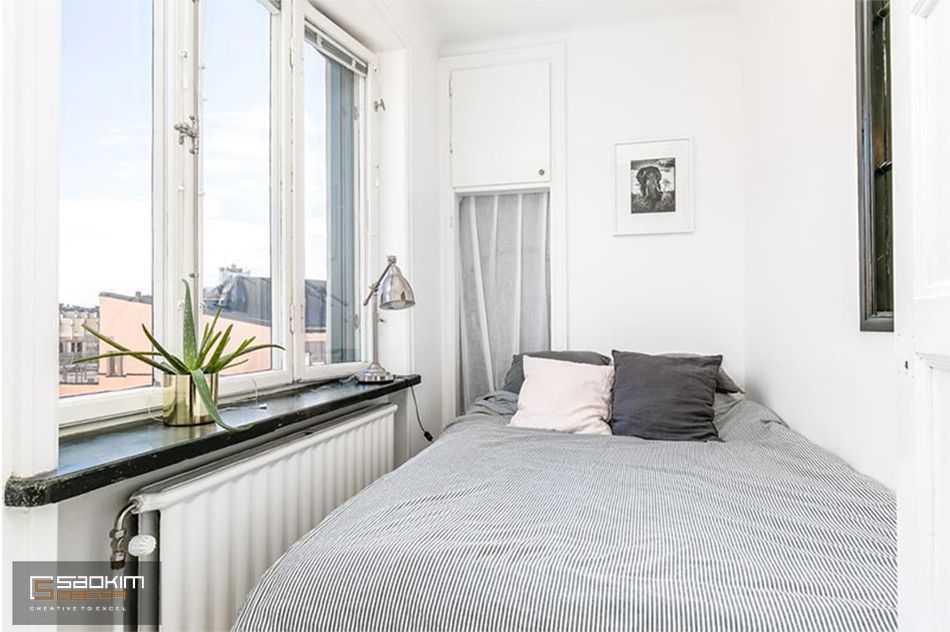 Mẫu thiết kế phòng ngủ đơn giản, thoáng mát