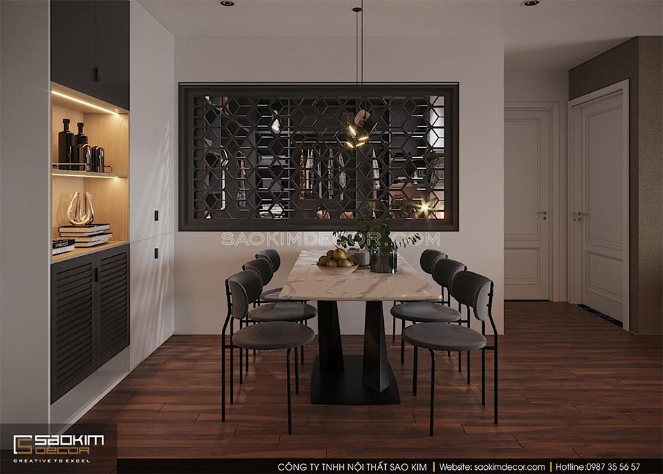 Thiết kế chung cư phong cách Đài Loan ưu tiên sử dụng những gam màu trung tính, thêm vào đó là một vài mảng màu sáng