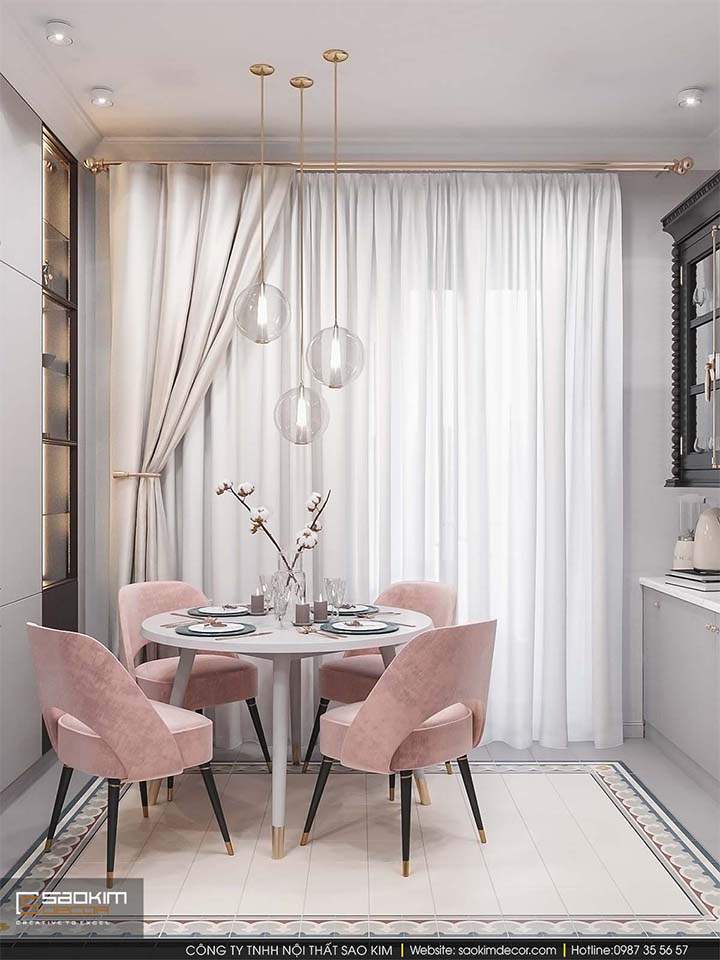 Thiết kế chung cư 73m2 Mỹ Đình Plaza 2 theo phong cách hiện đại