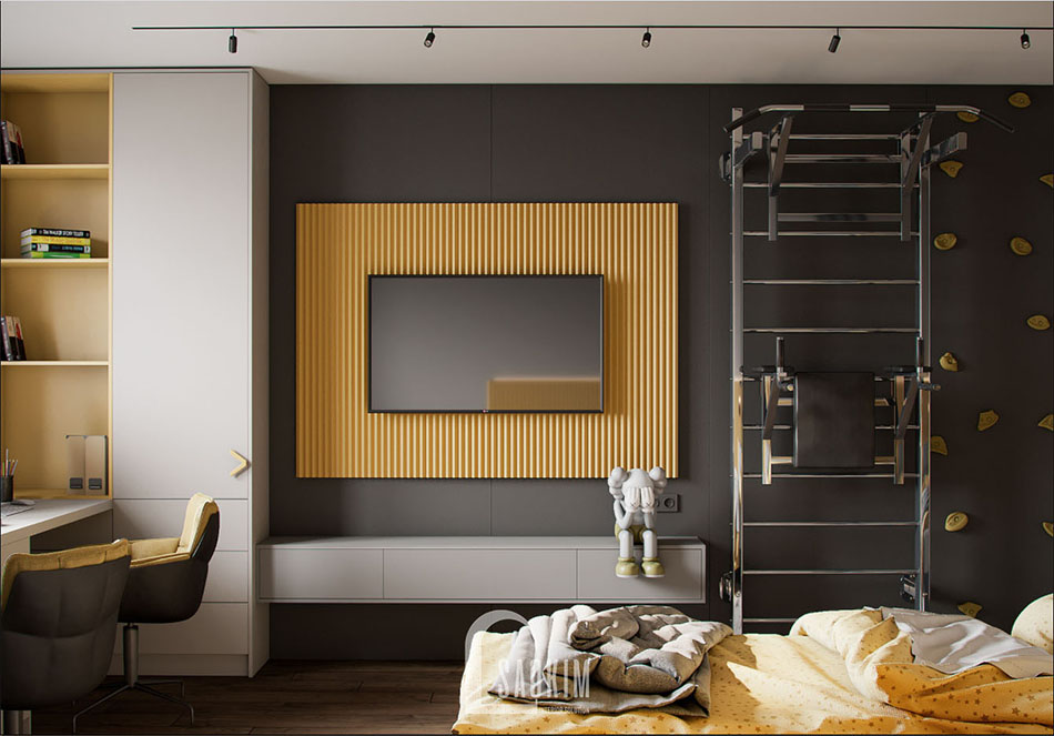 Thiết kế nội thất phòng ngủ chung cư cho bé