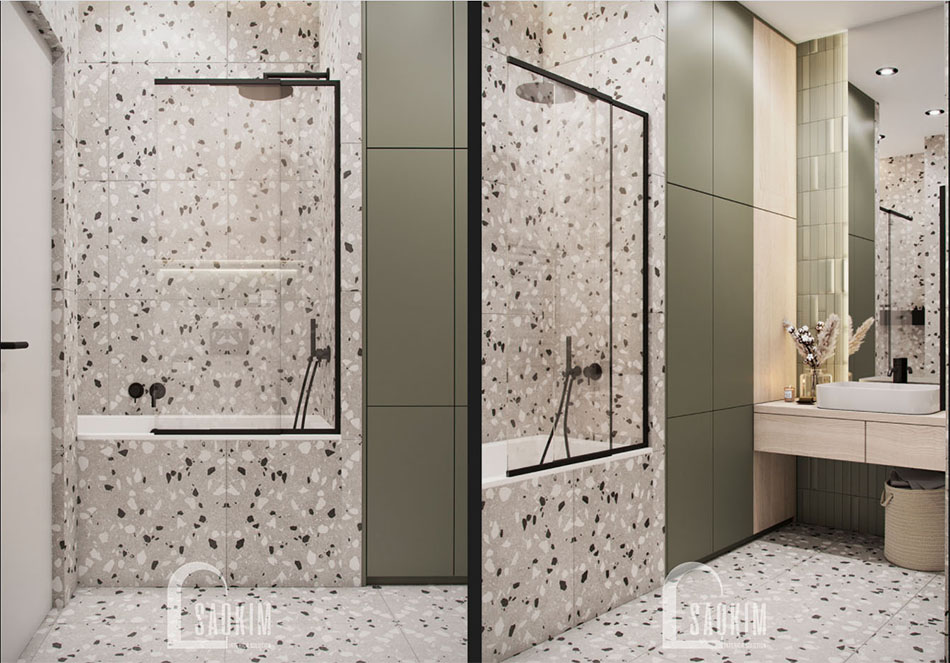 Thiết kế nội thất phòng tắm chung cư