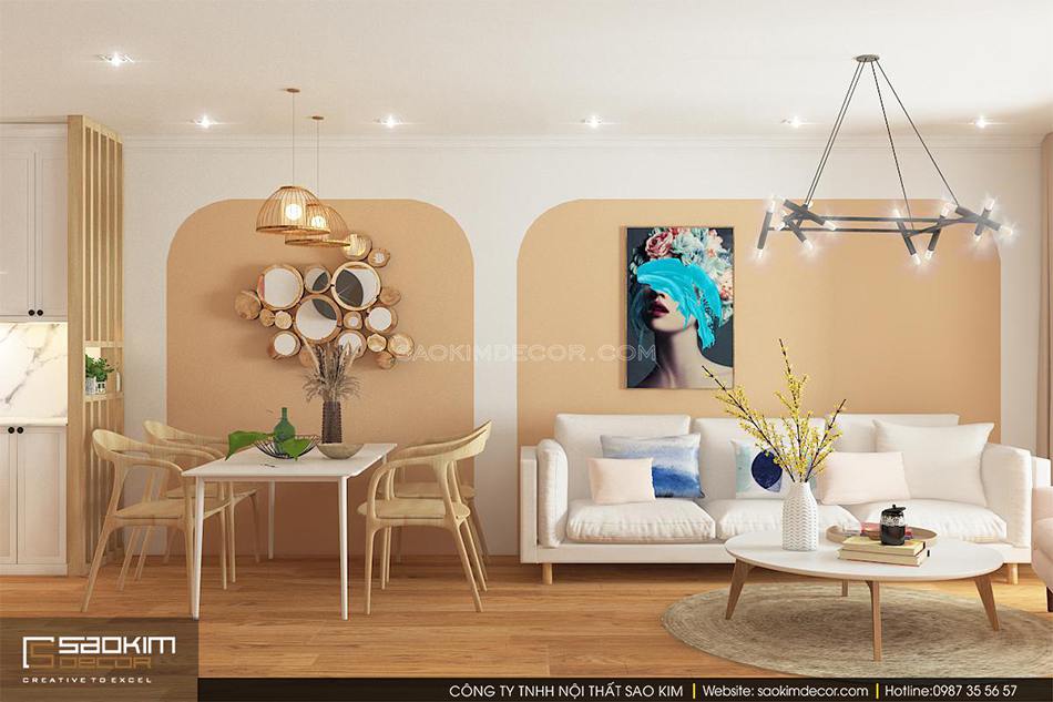 Thiết kế nội thất chung cư phong cách Đài Loan