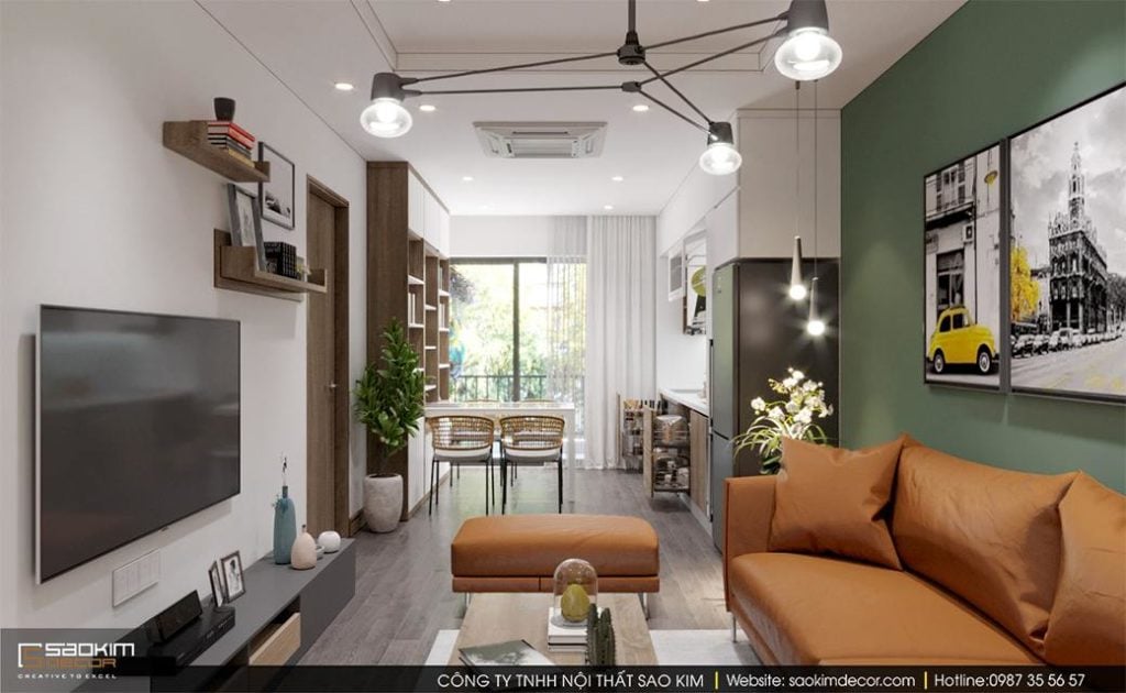 Những căn hộ theo phong cách bắc âu thường có không gian mở