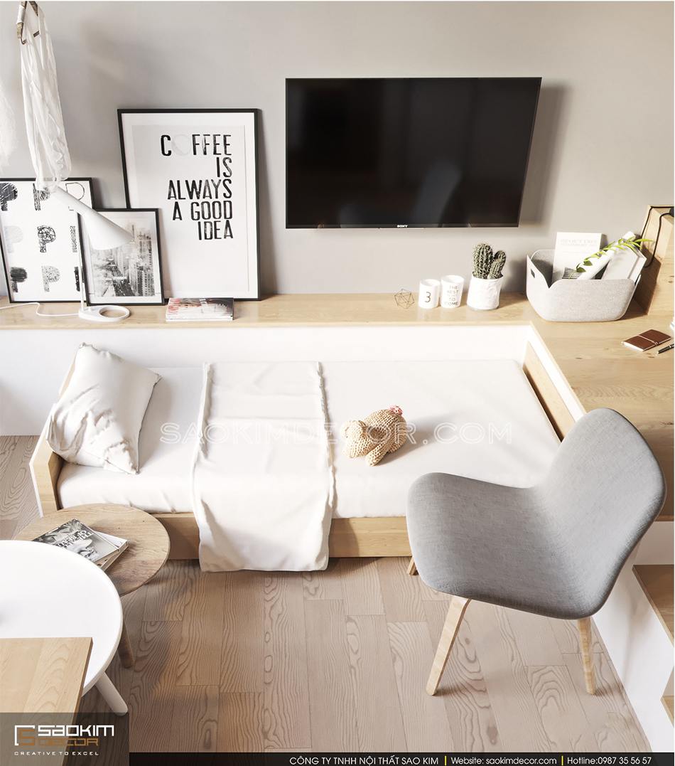 Giường ngủ nhỏ xinh của bé