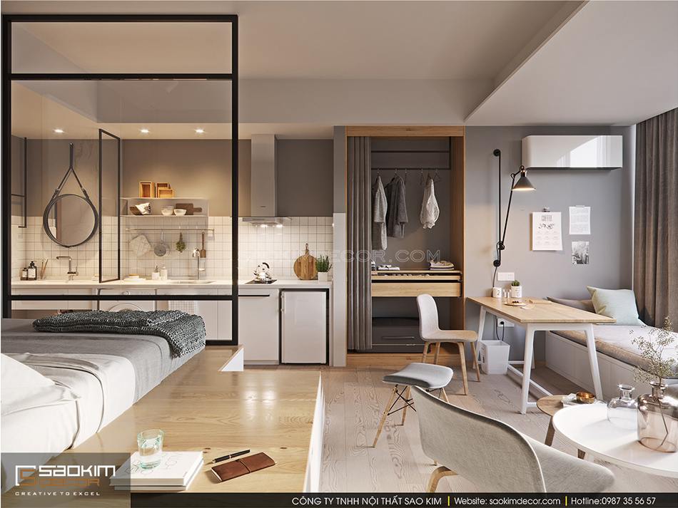 Kinh nghiệm thiết kế nội thất chung cư mini cho thuê