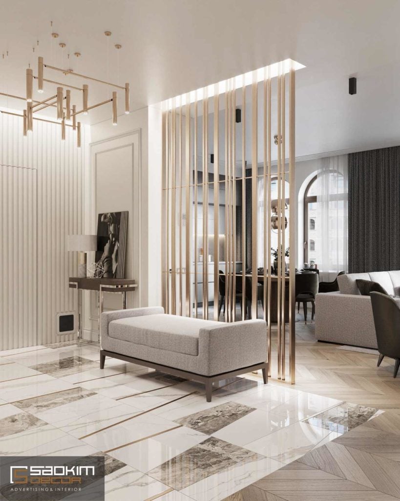 Thiết kế nội thất chung cư tính thẩm mỹ cao, bố trí nội thất hài hòa