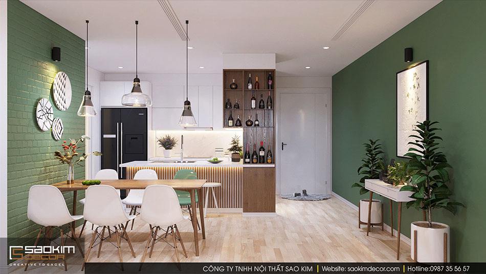 Mẫu thiết kế phòng ăn đẹp mang phong cách Scandinavian