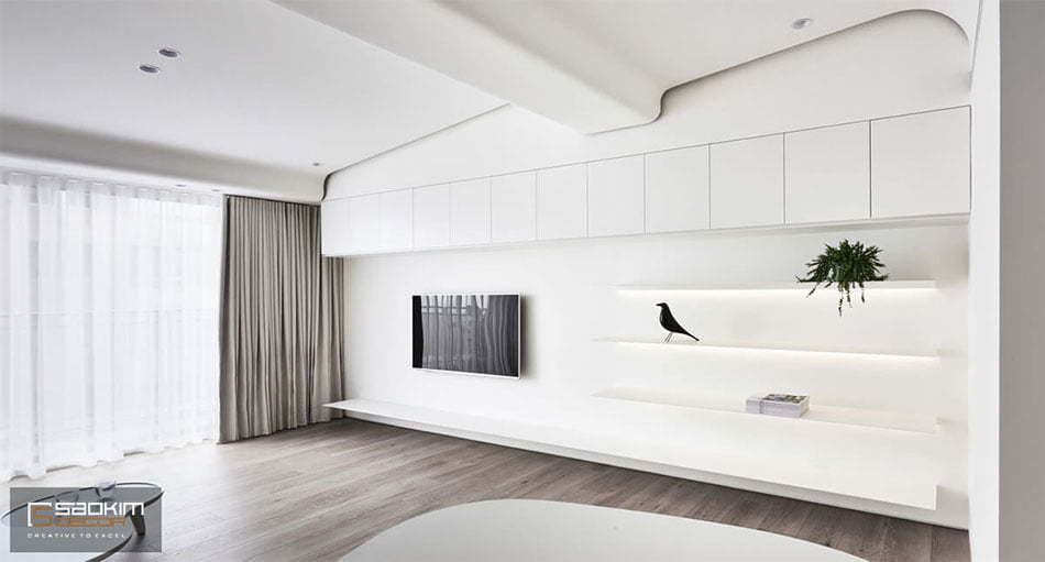 Thiết kế nội thất tối giản (minimalism) giảm bớt những chi tiết xuống mức tối thiểu