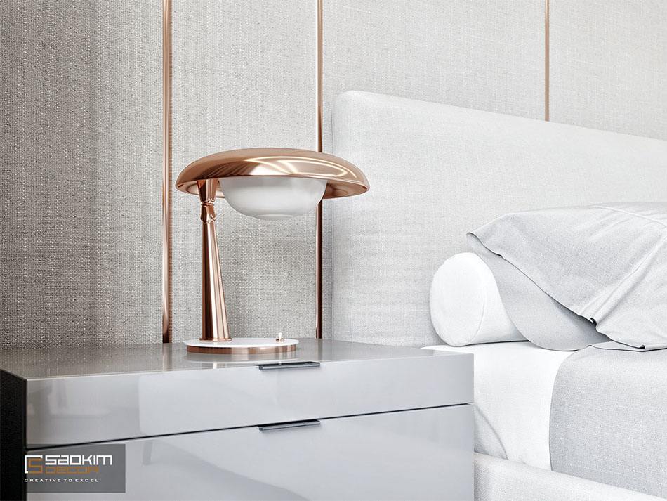 Chi tiết nội thất sắc nét trong không gian minimalist