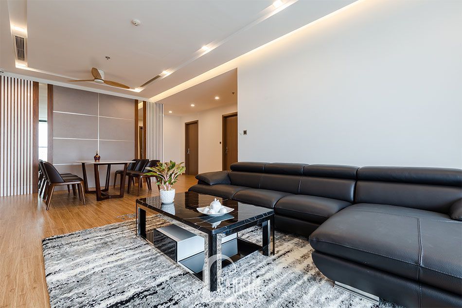 Mẫu thiết kế sofa da sang trọng, hiện đại