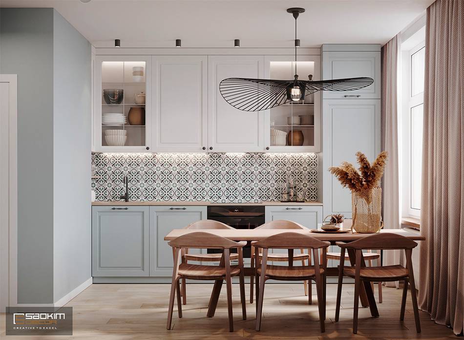 Căn hộ có tính thẩm mỹ cao đòi hỏi màu sắc, bố cục phải hài hòa