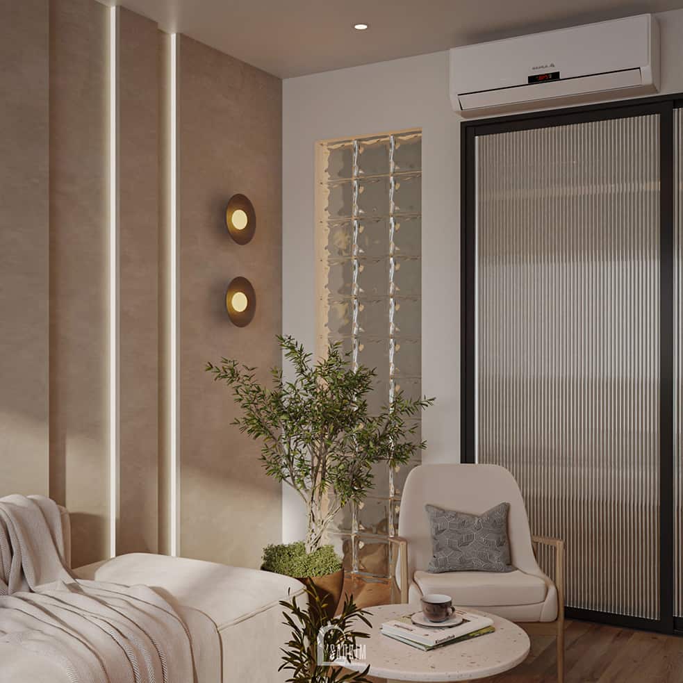 Thiết kế nhà phố 50m2 5 tầng theo phong cách Japandi